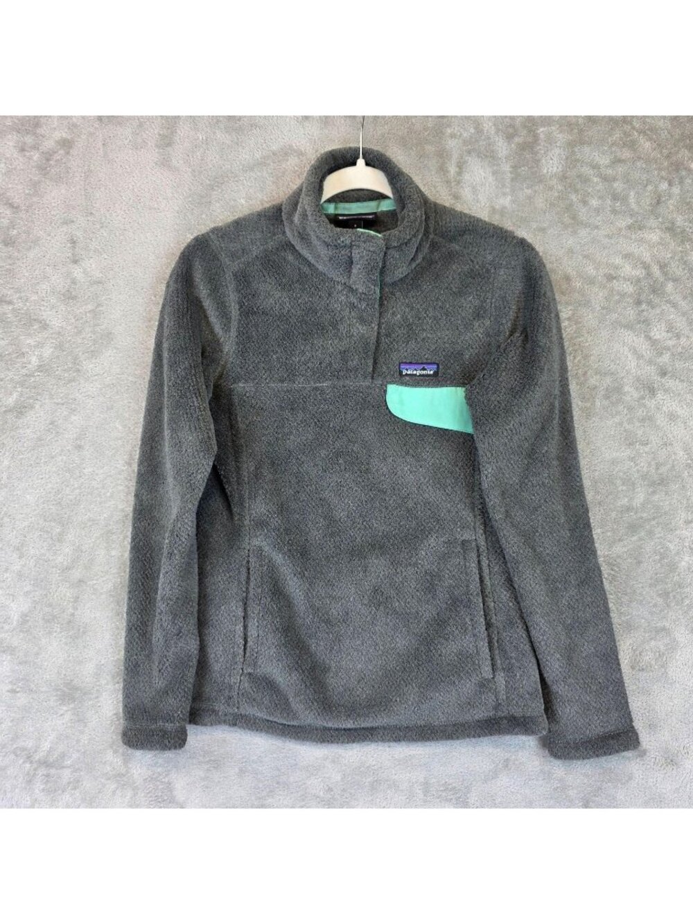 Patagonia Fleece Jacket Womens S Gray Pullover Polartec Thermal Pro STY25443